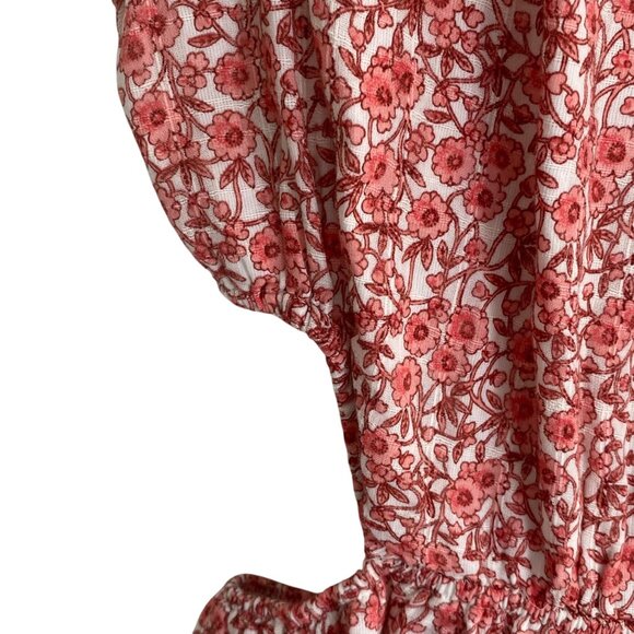 American Eagle Floral Cutout Romper – XL NWT Summer BOHO Festival Style NWT - Picture 7 of 11